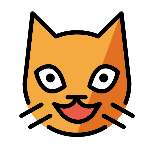grinsende Katze